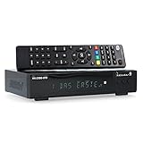 ZEHNDER Sat Receiver für Satellitenschüssel mit Aufnahmefunktion, AAC-LC, PVR, HDMI, SCART, USB, Coaxial - Alphanumerisches Display, Timeshift, Einkabel tauglich - HH-2300-VFD HD Satelliten Receiver