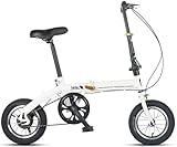 LETIANZG 12 Zoll Klapprad for Erwachsene und Jugendliche, Klapprad mit Einstellbarer Höhe, faltbares Stadtrad lässt Sich in 10 Sekunden leicht zusammenklappen, faltbares Campingrad(B,12in)