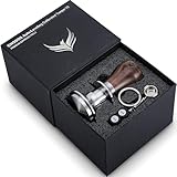 KNODOS 51.5 mm Kaffeetamper – Präzisionstamper für La Pavoni Post‑Millennium (Europiccola, Stradivari) – kalibriert, selbstnivellierend, Crema‑Optimierung, 304‑Edelstahl‑Basis