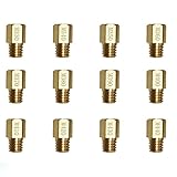 12 Düsen 6mm Vergaser Düse Hauptdüsenset Satz 330 340 350 360 370 380 390 400 410 420 430 440 Vergaserdüsenmodifikationszubehör, für Mikuni VM TM TMX.