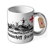 Tasse Trossschiff Freiburg F1413 Schiff Lüneburg-Klasse Besatzung #36230