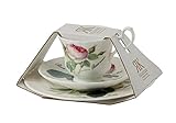 Roy Kirkham & Co Redoute Rose Trio Set, Pink, Set von 3