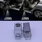 KVCH 2 Stück Willkommen Licht LED Autotür Projektor Logo Geister Schatten Lichter für Merc edes-Be nz C(W203) GLK(W208,W209) SLK(R171,R172) SLR(C199) MABA-CH(W240) mit Tür Polsterung Entferner