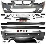 DM Autoteile 1435 Umbau Stoßstange vorne + hinten +Seite kompatibel für BMW 5er E60 LCI Serie & M-Paket FACELIFT+ABE