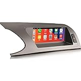 Erisin 8.8 Zoll 8-Kern 4+64GB Android 14 Autoradio für Audi A4 GPS Navigation Kabellos Carplay Bluetooth 5.0 IPS OEM Radio WiFi DSP DAB+ Canbus MMI (für Audi Concert, Symphony)