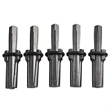 ZWEquipint 5 Stück 18 mm Keile Beton Stein Splitter Handwerkzeug, Chrom-Vanadium-Legierung Stahl Handwerkzeuge, zum Spalten von Hartstein, Granit, Marmor, Beton