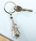 GILDE 50992 Schlüsselanhänger Schutzengel Silber