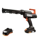 DELTAFOX 18V Akku-Kartuschenpresse DP-CCG 1830 - inkl. 1 Akku 2Ah & Ladegerät - 2000 N Schubkraft, 0,8-8,0 mm/s stufenlos, Anti-Tropf-Mechanismus - Kartuschenpistole