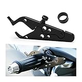 JNNJ Gaspedalhilfe Tempomat-Klemmgriff, Motorrad-Verriegelungsassistent, Cruise Control Gashebel-Assistent, Universeller Motorrad-Gasassistent Cruise Accelerator Clamp