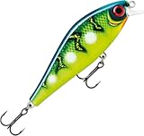Rapala Super Shadow Rap Angelköder, Größe: 11 cm/38 g, sinkender Süßwasser- und Salzwasserköder, Schwimmtiefe: 0,9–1,2 m, Angelgerät aus Kunststoff, How Psycho HPS