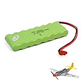 Unbekannt Original Akku 5h121 mit 350mAh, 9,6V für Art-Tech P-51D Mini, Ersatzteil, RC Modell Flugzeug, Neu