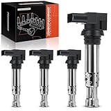 Frankberg 4x Zündspule Zündmodul Kompatibel mit A1 A2 A3 Golf IV V VI III Polo Toledo Fabia Superb II Replace# 036905715