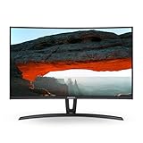 MEDION P52720 (MD 22020) 68,6 cm (27 Zoll) Full HD Curved Monitor (16:9, integrierte Lautsprecher, HDMI, DVI-D, VGA, mehrsprachiges Menü) schwarz