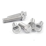 Dreieckskopf M6 M8 M10 Sicherheitsschraube Diebstahlsicherung Außengewinde Dreieck Antriebsflansch Dichtung Straßenlicht Anti-Demontage Polbefestigungen (10, M8 x 30 mm)