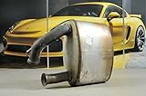 Kompatibel mit Porsche 911 993 C2/C4/2S/4S Schalldämpfer RECHTS/Silencer RIGHT