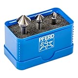 PFERD HSS Kegel-/Entgratsenker-Set, 3-tlg. | 90°, Ø 6,3-16,5 mm, DIN 335 C | 25202152 - zum Versenken von 90°-Schrauben