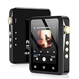 Fanvace HiFi MP3-Player mit Bluetooth 5.3, verlustfreier DSD-High-Resolution-Digital-Audio-Musikplayer, tragbarer 64-GB-Audio-Player mit 2,8-Zoll-Touchscreen, unterstützt bis zu 256 GB