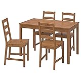 IKEA JOKKMOKK Tisch und 4 Stühle, antike Beize