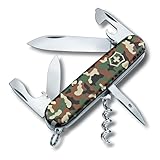Victorinox Schweizer Taschenmesser, Spartan, Multitool, Swiss Army Knife mit 12 Funktionen, Klinge, Korkenzieher, Dosenöffner