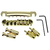kaish LP Tune-o-matic-Roller-Sattel Brücke Saitenhalter Stopbar Set für Les Paul Gold