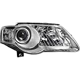 Diederichs Scheinwerfer rechts H7+H7 inkl. Motor für VW Passat 3C B6 Bj. 05-11 mit LWR, Chrom, Halogen, Erstausrüsterqualität, E-Typ-geprüft