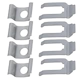 Be In Your Mind 8-teiliges Halteklammer-Kit für die Hinteren Bremsschläuche Ersatzteil BLC306H-4 Metall-Bremskabel-Flexschlauchleitungsklammern Kompatibel mit BMW 3er-Reihe E46 1998-2005