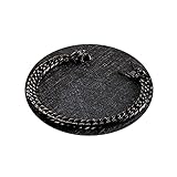 Skcess Magnetarmband Herren Schwarz，Armband Einfache Kubanische Kette Rostfreier Stahl Männerarmband 220X9Mm