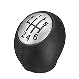 Viviance 6 Speed Gear Shift Knob kompatibel mit Renault Megane Clio Laguna kompatibel mit Vauxhall Opel Pu Leder