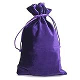 Samttasche Samtmaterial Samt Tarot Tasche für Spielkarten Münzen Accessoire Schmuck(purple)