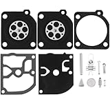 ZAMDOE Vergaser-Reparatursatz, Ersatz für ZAMA RB-72, für Zama C1Q Vergaser, für Dolmar PS34 PS340, für Stihl 019, 019T, 021, 023, für Poulan für Wood Shark 1900