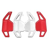 Lenkrad-Schalthebel für Audi A4 B8 A3 8P S3 A5 A6 S6 C6 Q5 A8 R8 TTS MK2 8J Avant für DSG Car Styling (passend Typ A schwarz), 2 Stück