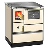 Wamsler Holz-Küchenherd 70cm mit Sichtfenster 5kW elfenbein