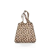 reisenthel mini maxi shopper - faltbarer kompakter Rucksack -wasserabweisend, Couleur:leo macchiato
