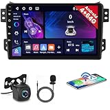 5G WiFi 4+64G Android Autoradio für Suzuki Splash Ritz/Opel Agila 2004-2014 Wireless Carplay Android Auto,9 Zoll IPS Bildschirm Autoradio mit Navi Bluetooth5.0 FM/RDS SWC Rückfahrkam