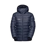 Mammut Crag IN Hooded Jacket Women | Outdoor Winterjacke für Damen mit Kapuze, Warm | Marine, L