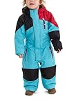 Killtec Schneeanzug Kinder Kesley Mini - Skioverall mit Kapuze - 10.000 mm Wassersäule - Skianzug für Jungen und Mädchen, Türkis, 122/128