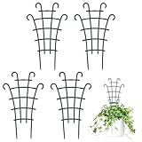 Xinjoduz Rankgitter 4 Stück Rankhilfe Zimmerpflanzen Pflanzkübel, Kunststoff, Pflanzkübel Rankhilfe, Rosen Kletterhilfe, Garten Pflanzenstütze, Rankgitter für Kletterpflanzen Garten