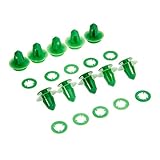 BOWAREPRO 50 Stück Autotür-Verkleidungsclips, Kompatibel mit Mercedes Vito Viano W639, #A0009912771, Innentürkarte Verkleidungs Montageklammern (Grün, aus Kunststoff)