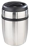 Westfalia Thermo-Behälter, mit Essschale und Deckel, Edelstahl, 1,8 Liter