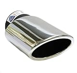 Endrohr Auspuff Blende Auspuffrohr Chrom Auspuffendrohr Universell Schalldampf Endstück Endrohrblende Sportauspuff Optik Tuning