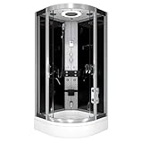 AcquaVapore Dampfdusche Duschkabine Sauna Dusche D58-63T2 100x100 cm ohne 2K Scheiben Versiegelung