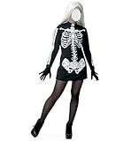 Party-Chic 15101 Damen Kostüm-Zombie Girl-Kleid-Gr. M