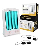 Bolusso Gesichtsbräuner – Gesichtsbräuner inkl. 2x Sonnenbankbrille – Für Gesicht und Dekolleté – Solarium