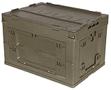 MFH Box Kunststoff faltbar 60 l oliv (60 l)