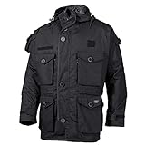 MFH Herren Commando Jacke Smock Schwarz Größe L