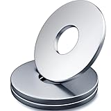 120 Stück Unterlegscheiben M5, HOLMOL M5 x 15mm Karosseriescheiben, 304 Unterlegscheiben Edelstahl, Beilagscheiben 5mm für Schrauben, Flach Unterlegscheiben für Schrauben und Bolzen