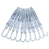 Wiemann Lehrmittel 10er Set Weiße Regenschirme zum Selbstgestalten mit Motiv