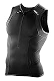 2XU Herren Perform Tri Singlet Triathlon Oberteil, blk, S