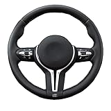 CWTSDSG Hand nähen Autolenkradabdeckung. Für BMW F87 M2 F80 M3 F82 M4 M5 F12 F13 M6 X5 M F86 X6 M F33 F30 M Sport