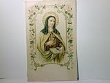 Nostalgie / Vintage.Die Mutter Gottes. Alte Ansichtskarte / Lithographie / Künstlerkart farbig, ungel. um 1900 ?. Sakrale Kunst. Maria ? / Heilige Frau ? mit Gebetbuch und Kreuz. Sakrale Kunst.